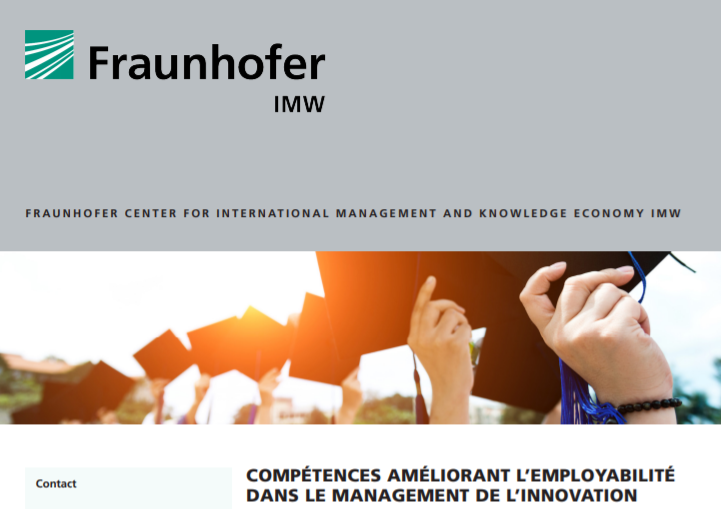 Workshop en collaboration avec le centre Fraunhofer du management international et de l'économie du savoir