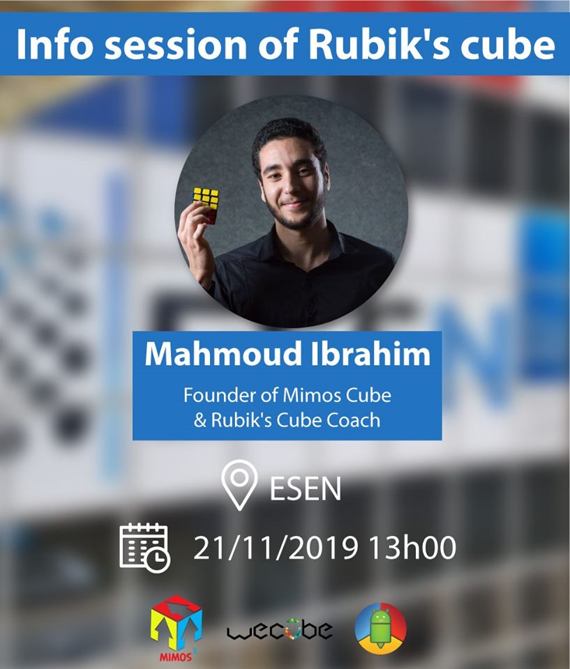 Info Session of Rubik's Cube by Mahmoud Ibrahim