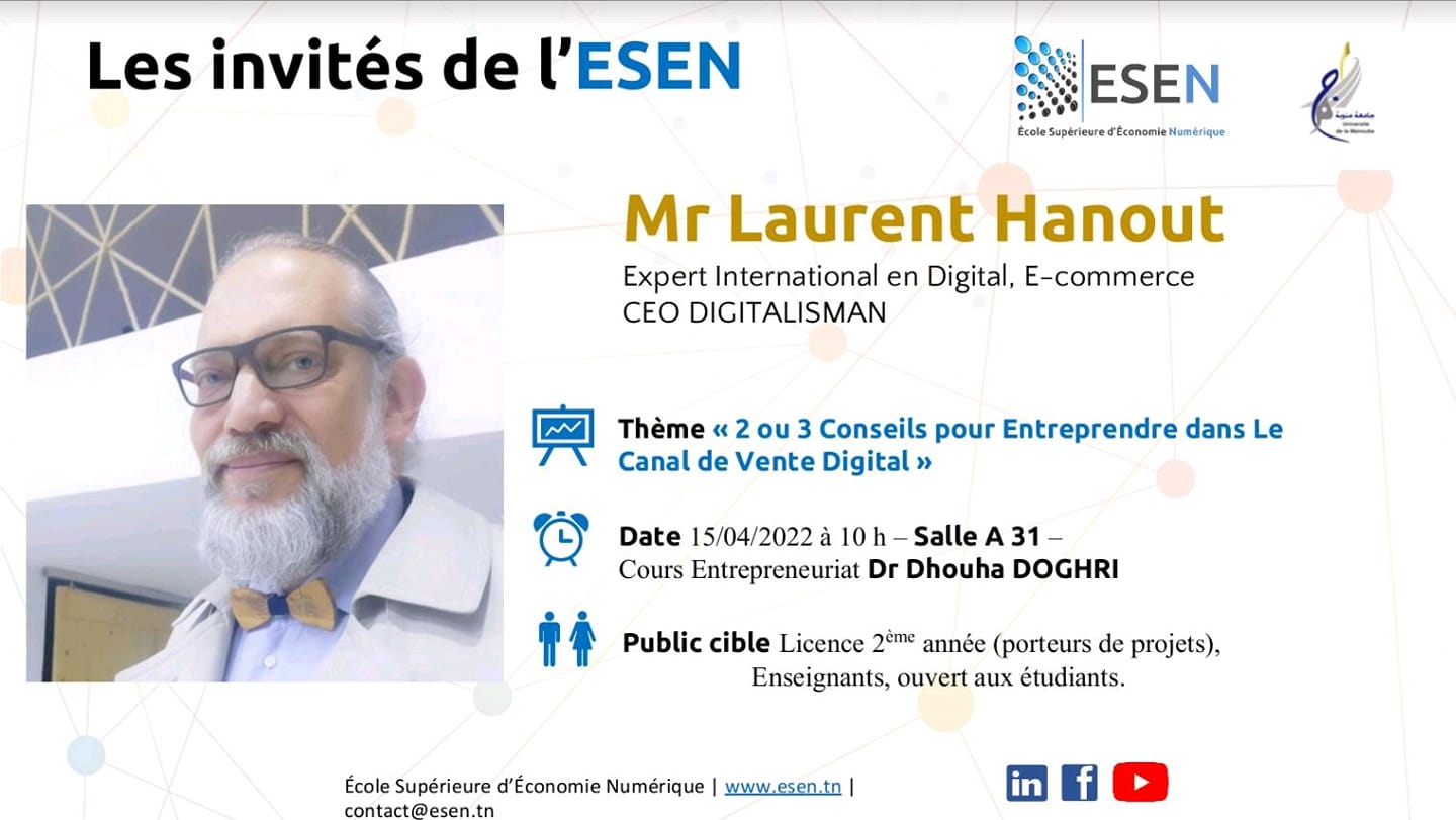 Les invités de l'ESEN | M. Laurent Hanout