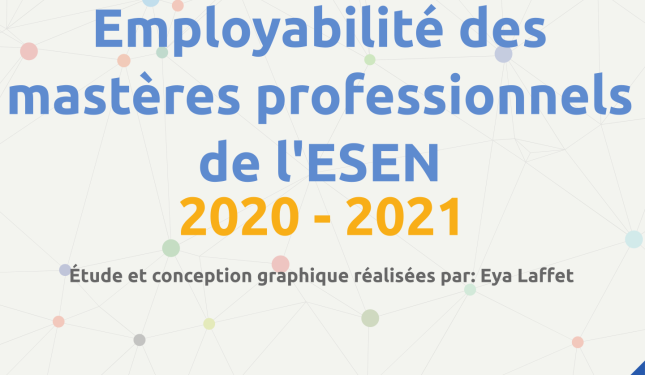 Mastères professionnels 2020-2021 | Étude de l'employabilité
