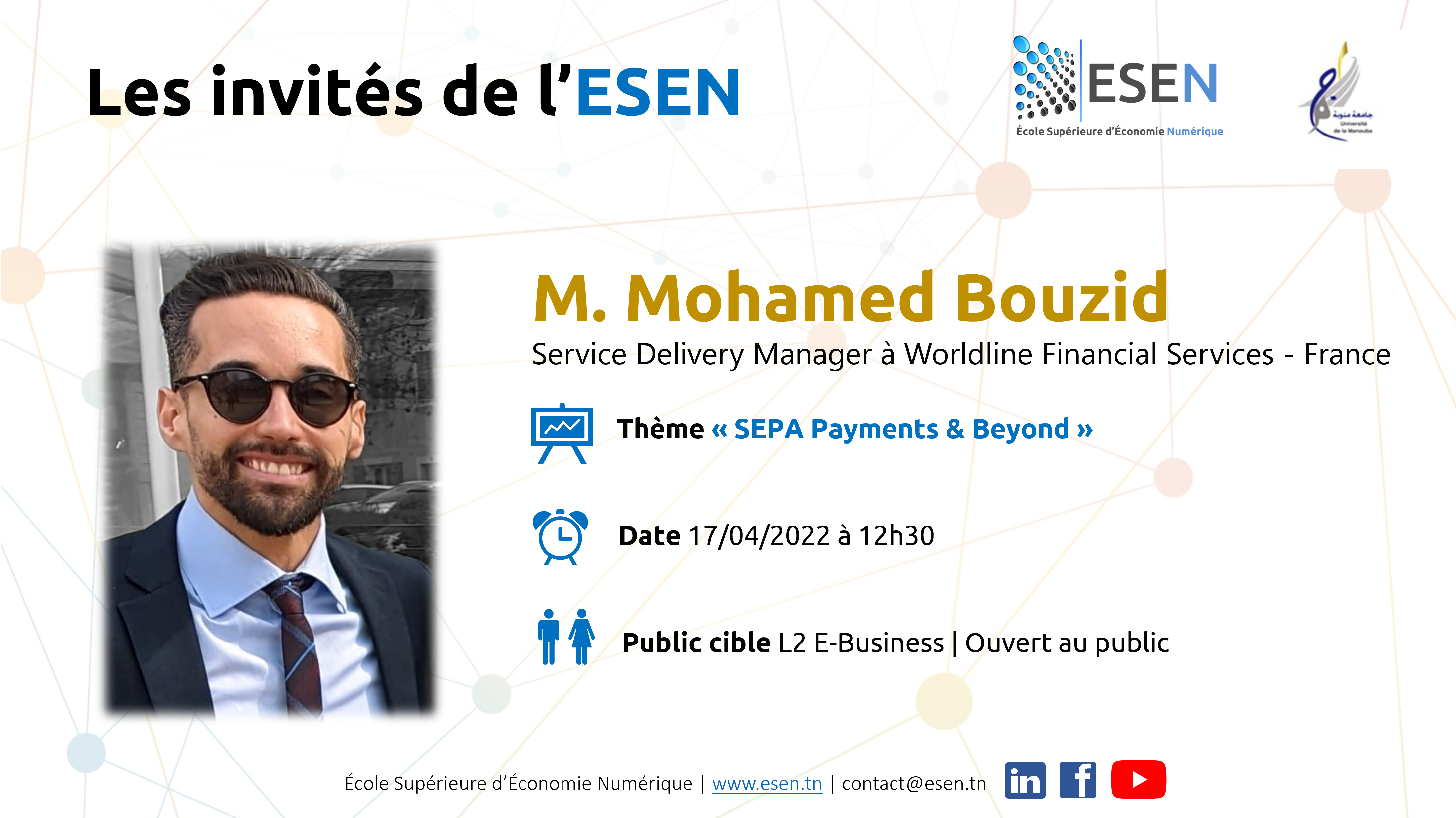 Les invités de l'ESEN | M. Mohamed Bouzid