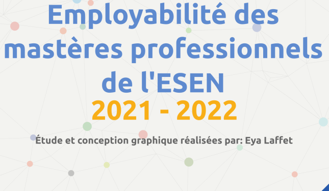 Mastères professionnels 2021-2022 | Étude de l'employabilité